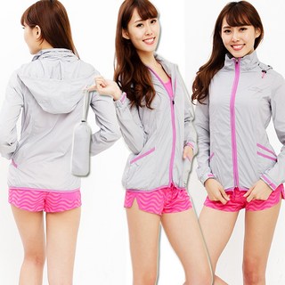 戶外趣 防曬外套 女極輕量防潑水修身可拆帽抗UV防曬外套(PL-15 四色可選)