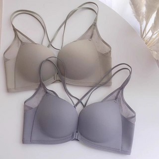 【Rocare】日本輕木棉無鋼圈前扣蕾絲美背內衣 上托調整型 收副乳 文胸