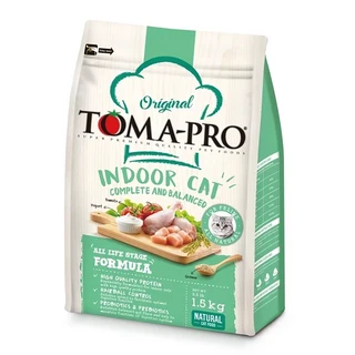 TOMA-PRO 優格室內貓 乾飼料 全齡貓適用, 雞肉 + 米, 3kg, 1袋