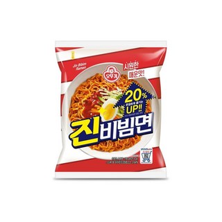 오뚜기 진비빔면 4봉(멀티1팩) 비빔라면 봉지라면, 4개