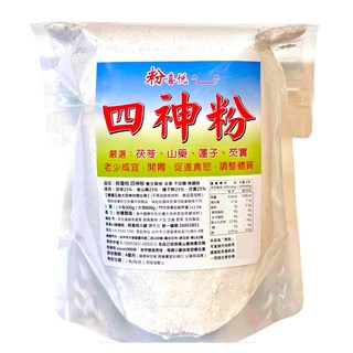 陳爸爸 四神粉 (熟粉/全素食/含茯苓/山藥/蓮子/芡實), 600g, 1個