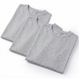 맥스모어 빅사이즈 남녀공용 오코텍스 30수 순면 무지 반팔티 3장