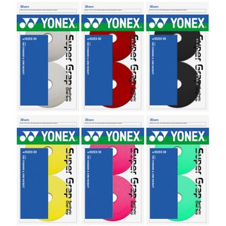 요넥스 배드민턴 그립 자켓 롤 그립 AC102EX 30개, WHITE