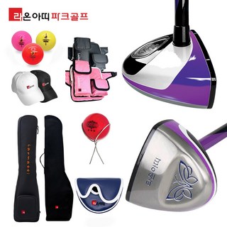 라온아띠 파크골프 마루 3스타 감나무 파크골프채 클럽 협회인증채 남녀공용 파크채 파크골프채 왼손잡이용 오른손잡이용 8종 세트, 3스타 왼손잡이, 남색-빨강, 블랙