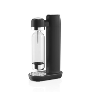 110v氣泡水機 蘇打水機 碳酸飲料打氣 可樂 家用 可攜式 汽泡機器 旅行氣泡機 氣泡水機，帶氣氣瓶, kt-168（黑色）