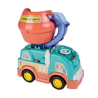 全自動多米諾攪拌車工程車 自動投放 骨牌工程車玩具禮盒, 骨牌攪拌機, 1套