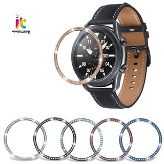 아이티스타일 갤럭시워치4 클래식 다이아 큐빅 베젤링, 실버