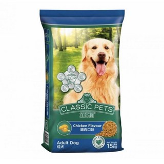 Classic Pets 加好寶 經典成犬乾狗糧 15kg 均衡營養配方 呵護愛犬健康, 雞, 1袋