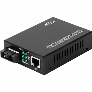 NETmate 기가 이더넷 광 컨버터(SC/싱글/20Km/1310nm)/NM-OFC01/기가비트 이더넷 신호를 싱글모드 광 신호를 변화하여 최대 20Km 까지 장거리 전송, 1개