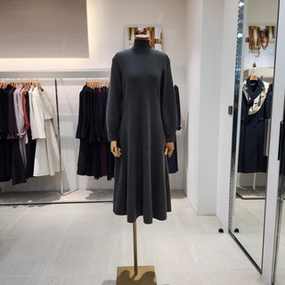 아이잗바바 여성 미디 원피스 캐주얼 기본 패션코디 울 홀가먼트 하이넥 니트 BPAA1OP131/브라운DH3204906