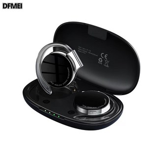 PIUJJA F2 상업 귀걸이형 무선 블루투스이어폰, 블랙