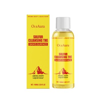 嗨購 OCEAURA 硫香洗沐清潔露 日常柔滑溫和清潔 肌膚清新留香, 1個, 100ml（僅供外貿