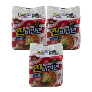 오뚜기 진비빔면 146g 4개입 3개