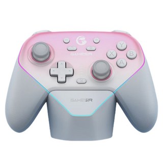 게임서 T4N 프로 슈퍼노바 무선 조이패드 베이스 포함, 1개, 체리블로섬 핑크