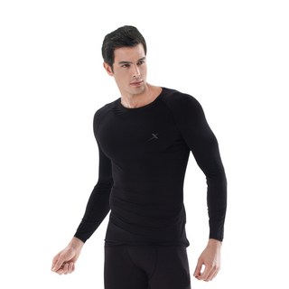기어엑스 남성 고급여름 긴팔라운드넥 냉감 언더레이어 상의