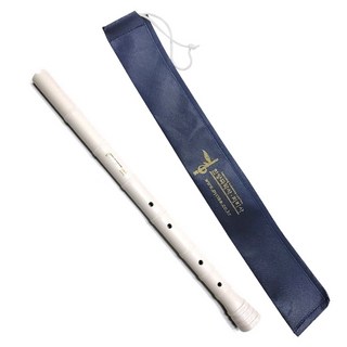 피리사 단소 흰색 화이트 교육용 실기용 학교용 플라스틱단소, 1개