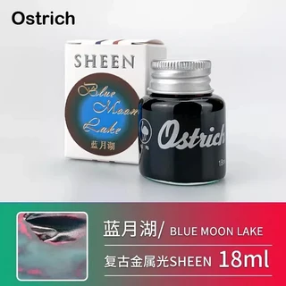 타조 쉬닝 문구 서예 30ML 금속 18 만년필 탄소 잉크 그라디언트 시리즈 다채로운, 08 18ml-Blue Moon Lake
