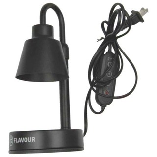 FLAVOUR 香氛融蠟燈, JH0613, 尺寸: 直徑11cm x H 28cm, 燈泡: 鹵素燈泡G10 - 50W, 電壓: 110V-120V, 黑色