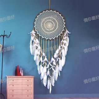 直徑40公分大型 波西米亞捕夢網 波西米亞掛飾 牆壁掛飾 牆壁佈置 北歐佈置交換禮物婚禮, 大型波西米亞捕夢網40cm