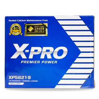 로케트GB 아반떼AD배터리 아반떼MD배터리 K3배터리 트랙스배터리 GB56219 반납 공구대여, 엑스프로 XP 56219, 폐전지반납, 1개