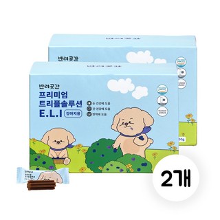 반려곳간 강아지 눈 영양제 프리미엄 트리플솔루션 E.L.I 루테인 백내장 간 면역력 항산화, 30정, 눈물개선/눈건강, 2개