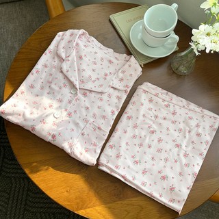 비비안by판도라 여성용 모찌 플라워 파자마 상하세트