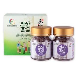 9회 인산 자죽염 고체, 2개, 60g
