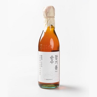 대한민국농수산 저온압착 순수 참기름 생 기름, 350ml &times; 1개 쿠12 1167669, 350ml, 1개