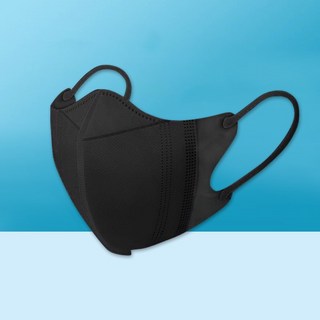 -一次性口罩3d立體顯臉小冬季女性不勒耳白色新款時尚版 3D美顏口罩 美顏 不脫妝 V臉 小臉 立體, 黑色【1入價】, 1個