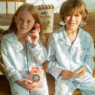 메리핀 아동 디어드림 카라 긴팔잠옷 상하세트