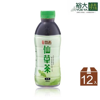 YUETA 裕大 關西仙草茶 (無糖) 清涼退火 養顏美容, 600g, 12個, 1個裝