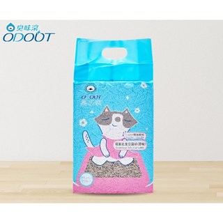 ODOUT臭味滾 極細1.5mm原味豆腐貓砂，強效除臭、低粉塵、可沖馬桶，給貓咪潔淨舒適的如廁體驗, 2.7kg, 6包, 買6包送1KG飼料