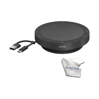 회의용 컨퍼런스 마이크 스피커폰 Jabra Speak2 55 UC 블루투스 글로벌 텍 극세사 천 PC/Mac 스마트폰 태블릿과 호환 - 회의 원격 학습 근무 학교 스트리밍용