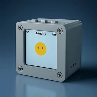 딥시크 샤오지 미니 AI 로봇 스마트 음성 채팅 정서적 친구 대화형 학습 휴대용 기술 선물, [01] 회색