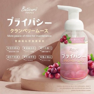 Buticurii 私密處潔淨護理慕斯系列, 1個, 蔓越莓, 250ml