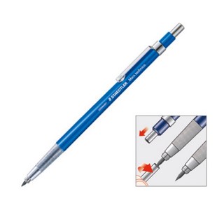 施德樓 STAEDTLER 工程筆 黑心 紅心 單隻, 1個, 黑色筆芯