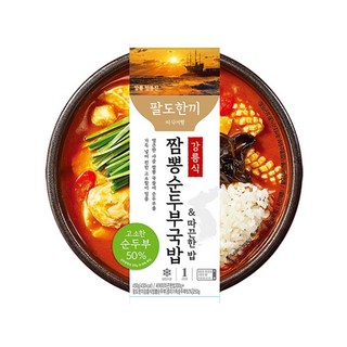 팔도한끼 강릉식 짬뽕순두부국밥 450g x 9개