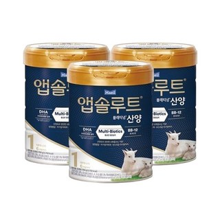 매일 매일 앱솔루트 플래티넘 산양 분유 750g 1단계 3캔, 3개