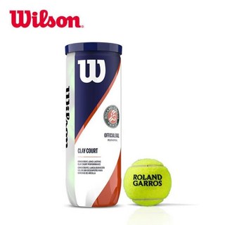 Wilson 威爾勝 法網聯名款 網球 WRT126400, 1個, 法網球WRT125000-紅土版