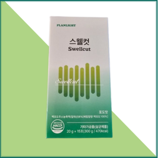 스웰컷 부기젤리 20g 15포 난백 알부민 모로오렌지 이노시톨 비타민B6 파인애플 추출물 엽산 난소화성말토 덱스트린, 2개, 15회분