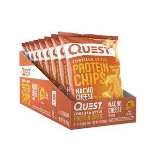 QUEST NUTRITION 蛋白質墨西哥玉米脆片 Nacho Cheese口味, 32g, 8包