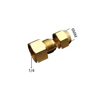 용품 황동 내부 플레어 조인트 1 2 4 구리 파이프 냉동 피팅 6 8 10 12 16mm, 투명한, 1개
