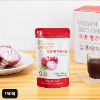 옥반식품 옥반 빨간양파즙, 150개, 100ml