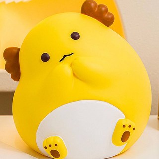 超可愛六角恐龍存錢筒 居家擺飾禮物, 黃色, 1個