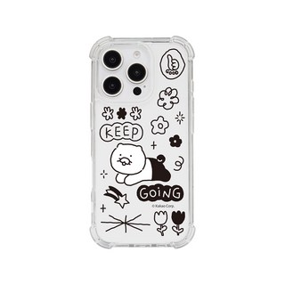 카카오프렌즈 춘식이 두들두들 투명방탄 강화케이스 아이폰