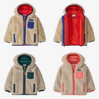 [정품] 파타고니아키즈 후드 집업 [파타고니아코리아] 25키즈 베이비 레트로-X 후디(61401Q7) 티셔츠