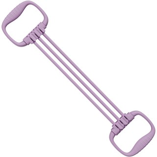 YORI優里 六管拉力器 彈力繩 健身拉力繩 阻力繩 運動器材 居家健身, 1個, 紫色