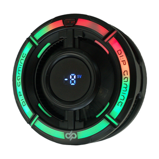 디프 냉각 마그네틱 클립형 모바일 게임 발열 쿨러 휴대용 자석 맥세이프 C타입 스마트폰 쿨러, 1개, 블랙