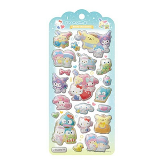 옐상 산리오 캐릭터즈 봉봉 드롭 젤리 스티커, 1개, 블루