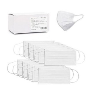 3중필터 일회용 마스크 화이트, 50개입, 6개